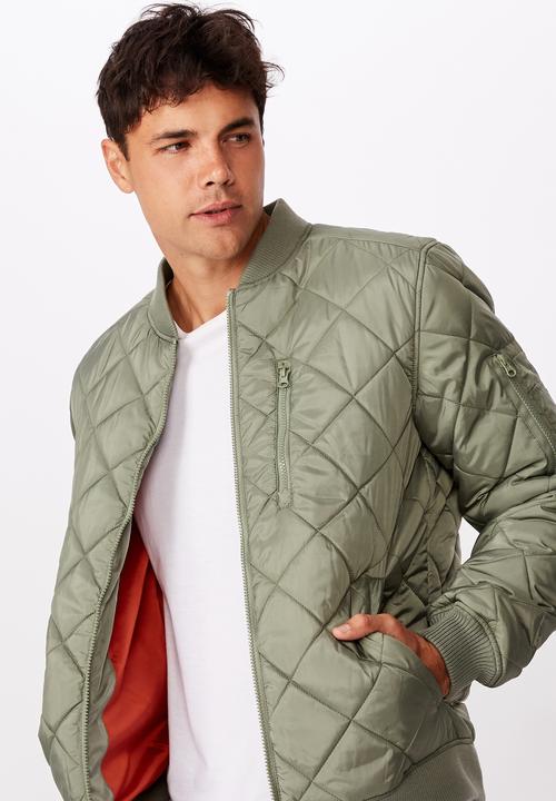 Cotton On - Quilted bomber jacket - khaki