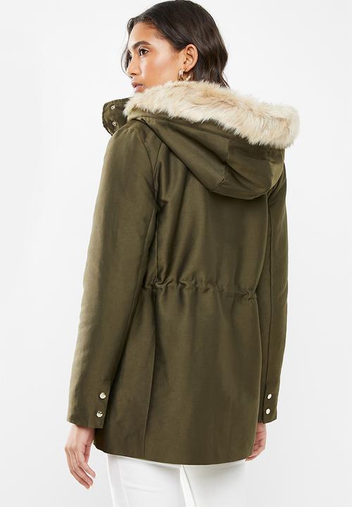 MANGO - Parka party - khaki