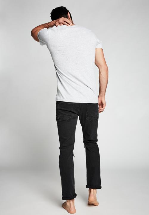 Cotton On - Tapered leg jean - black