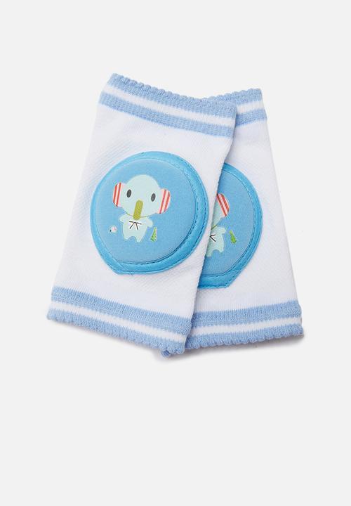 Pop Candy - 2pk Elephant knee pads - blue & white