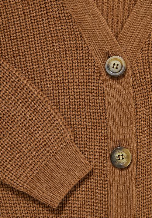Superbalist - Knit crop cardigan - rust