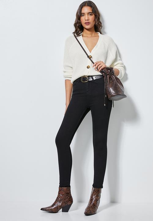 Superbalist - Knit crop cardigan - milk 