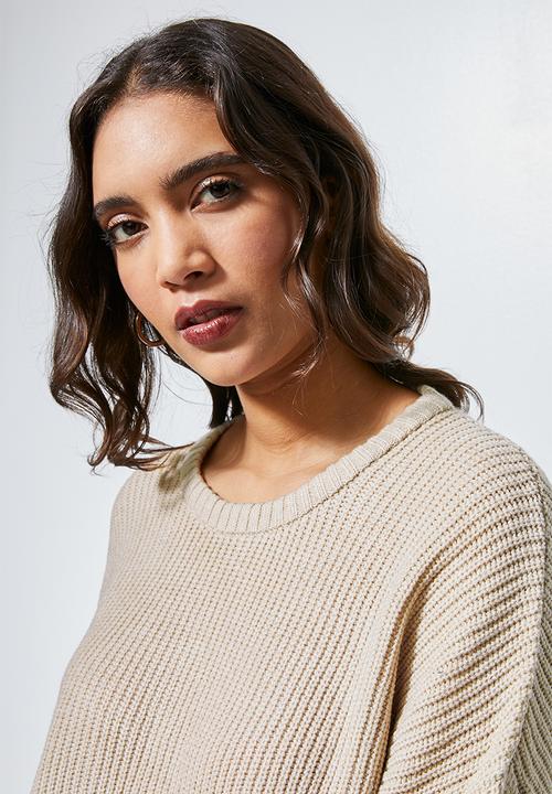 Superbalist - Lofty rib jumper - beige 