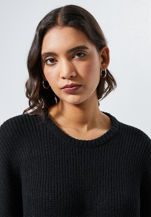 Superbalist - Lofty rib jumper - black
