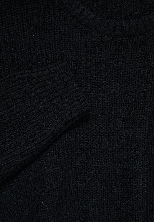 Superbalist - Lofty rib jumper - black