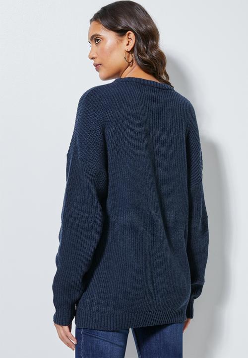 Superbalist - Lofty rib jumper - navy