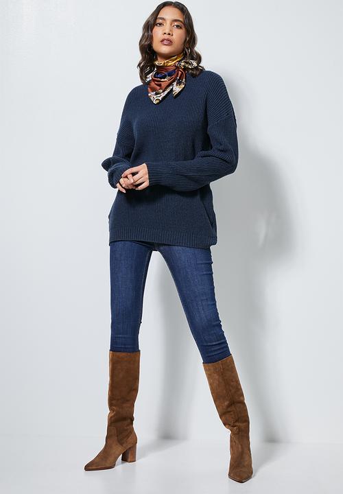 Superbalist - Lofty rib jumper - navy