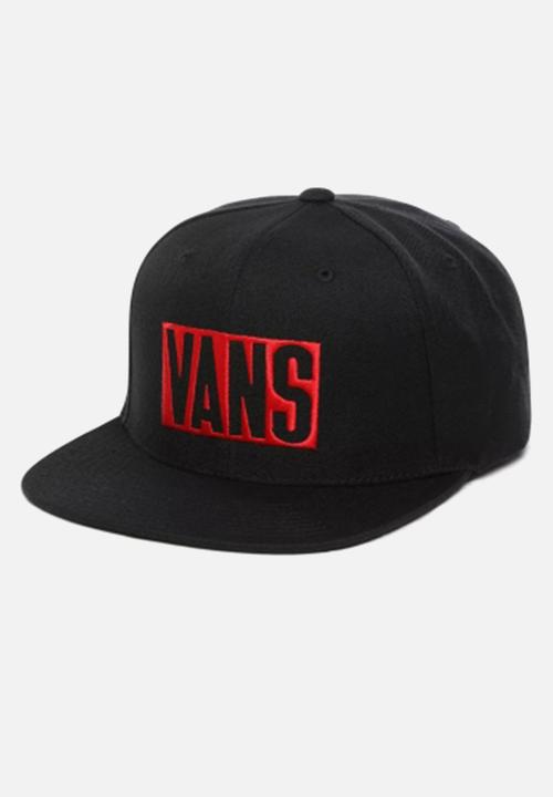 Vans - New stax snapback - black