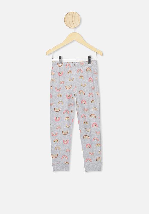 Cotton On - Florence long sleeve pj set - grey 