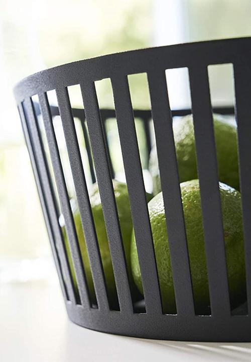 Yamazaki - Tower fruit basket - deep black