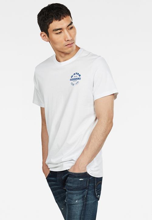 G-STAR - Originals logo graphic tee - white