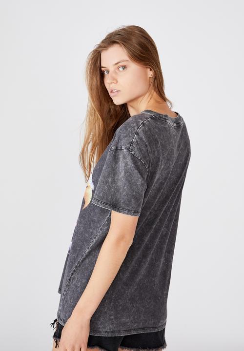 Cotton On - The original graphic tee genuine motors - black