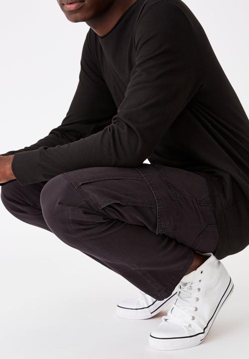 Cotton On - Cargo pant - pitch black