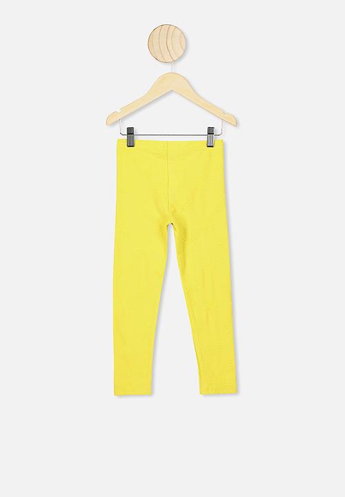 Cotton On - Huggie tights - sunshine stars texture