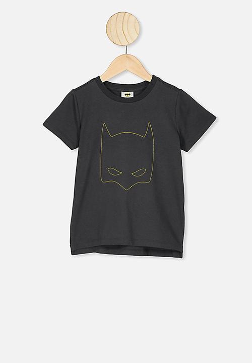 Cotton On - Short sleeve license tee - Batman stitched phantom