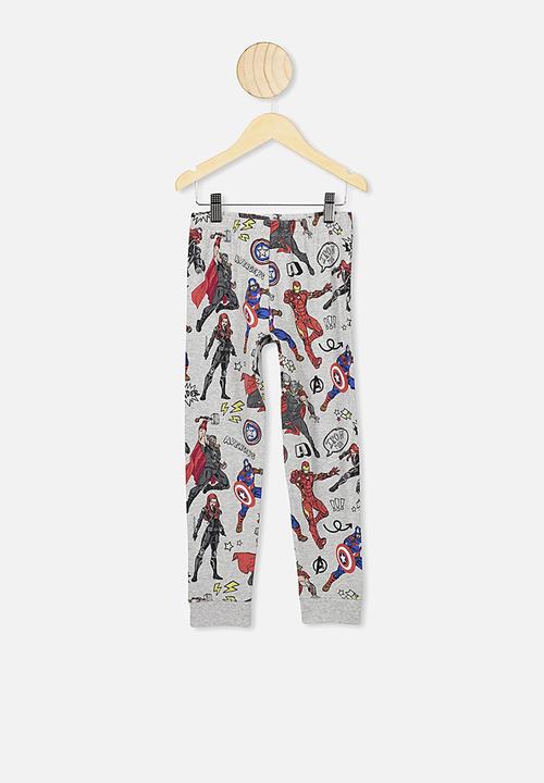 Cotton On - Orlando long sleeve pj set - summer grey marle