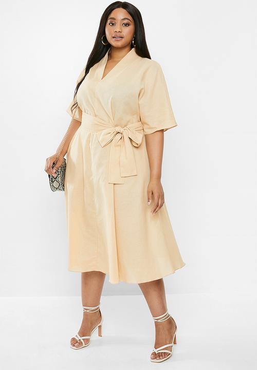Glamorous - Plus mini dalmation tunic - stone