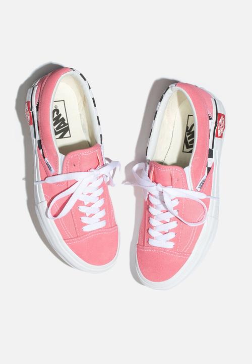 Vans - Slip-On Cap - (checkerboard) strawberry pink/true white