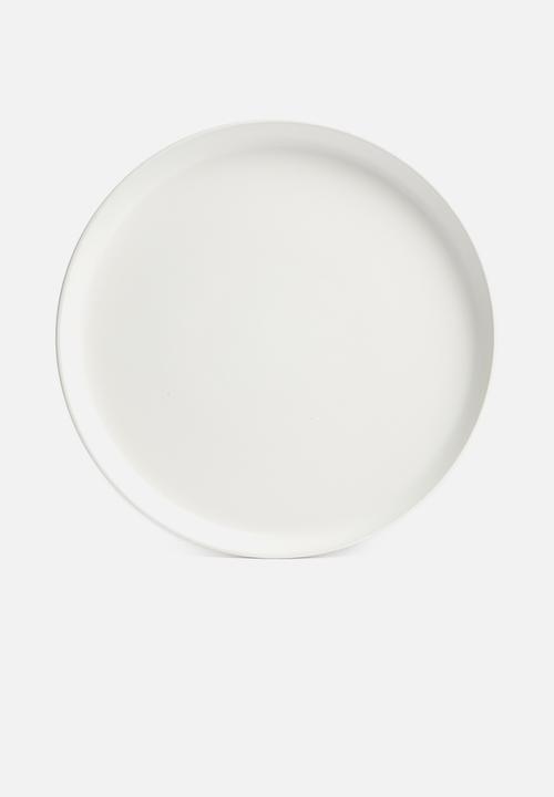Sixth Floor - Airy dinner plate set of 4 - white