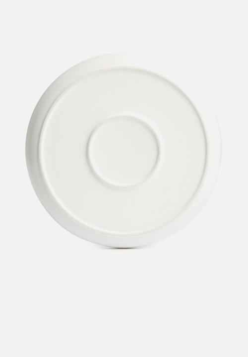 Sixth Floor - Airy dinner plate set of 4 - white
