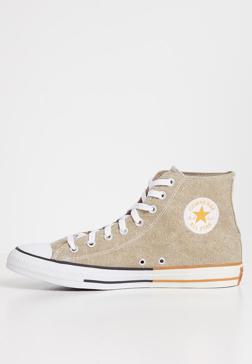 Converse - Chuck Taylor All Star Hi - khaki/total orange/white