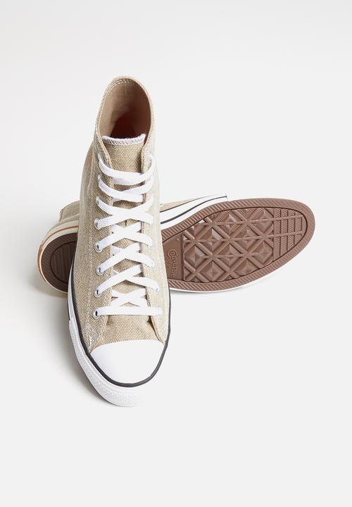 Converse - Chuck Taylor All Star Hi - khaki/total orange/white