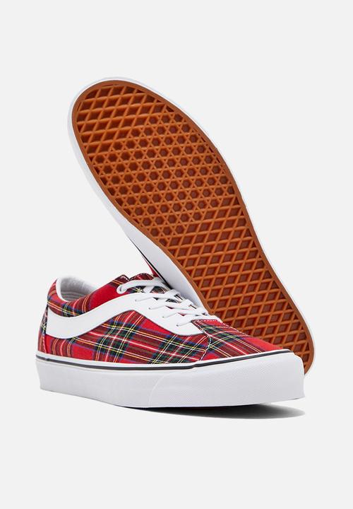 Vans - Bold ni - (plaid) red & true white
