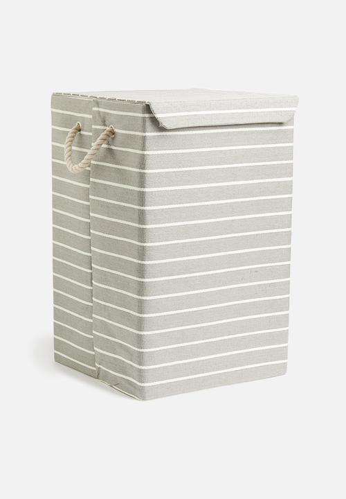 Sixth Floor - Nautic storage box with lid - grey