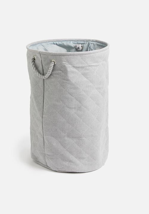 Sixth Floor - Diamond laundry basket - grey