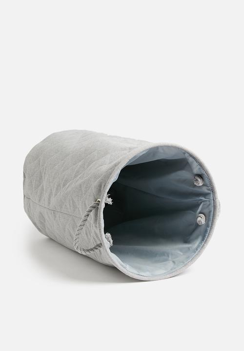 Sixth Floor - Diamond laundry basket - grey
