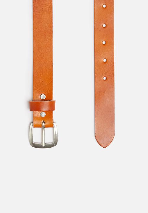 Superbalist - West leather belt - tan