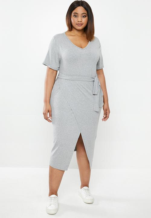 gray wrap dresses