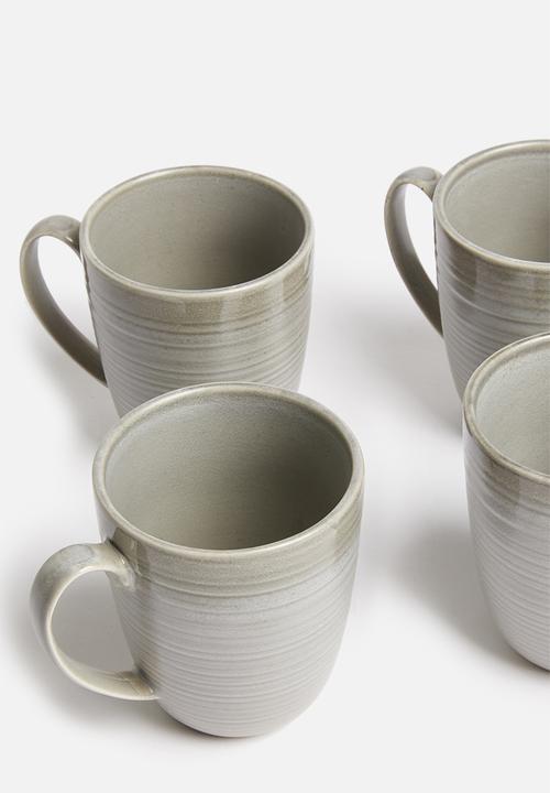 Sixth Floor - Swirl mug set of 4 - midnight