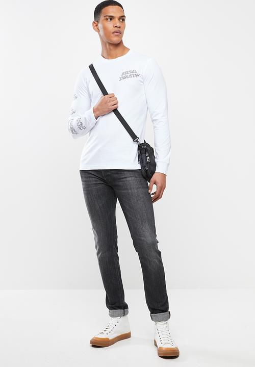 Diesel  - Diego long sleeve tee - white