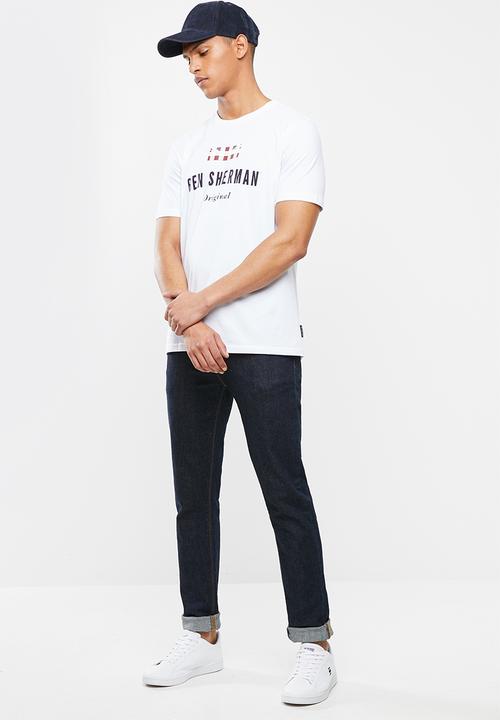 Ben Sherman - Flag tee - white