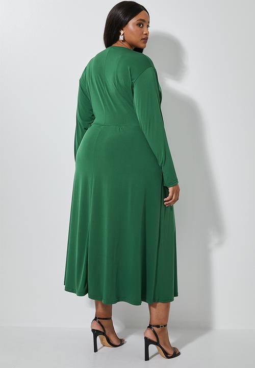 Superbalist - Dolman sleeve maxi - bottle green