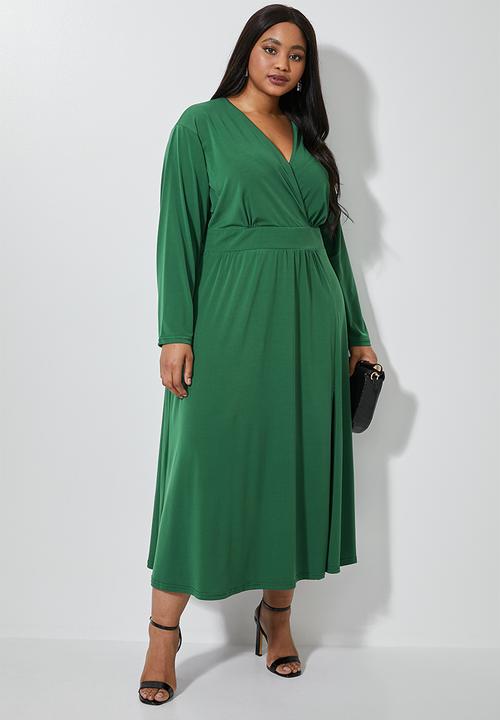 Superbalist - Dolman sleeve maxi - bottle green