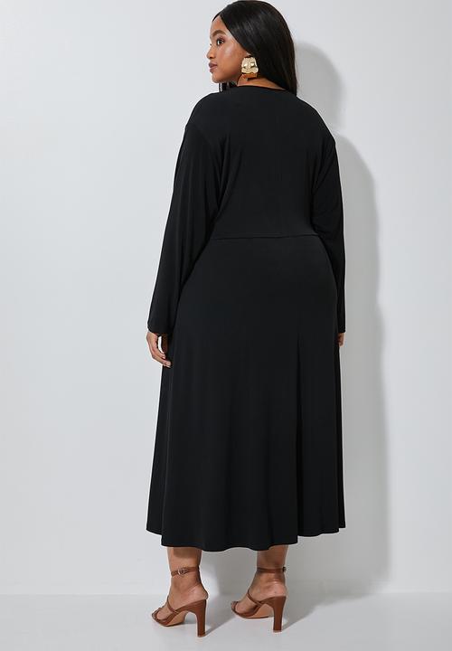 Superbalist - Dolman sleeve maxi - black
