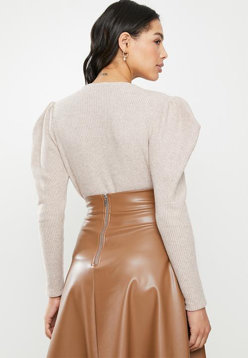 MILLA - Cable knit top - neutral