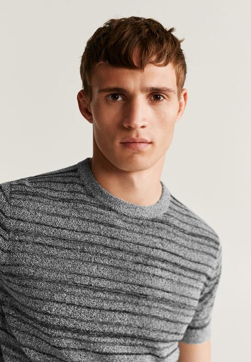 MANGO - Abrojo sweater - medium grey