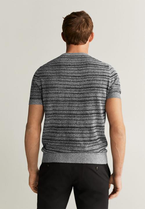 MANGO - Abrojo sweater - medium grey