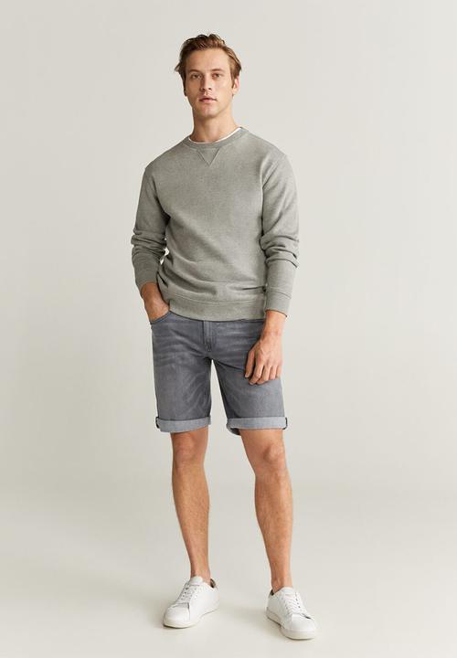 MANGO - Rockh bermuda shorts  - open grey