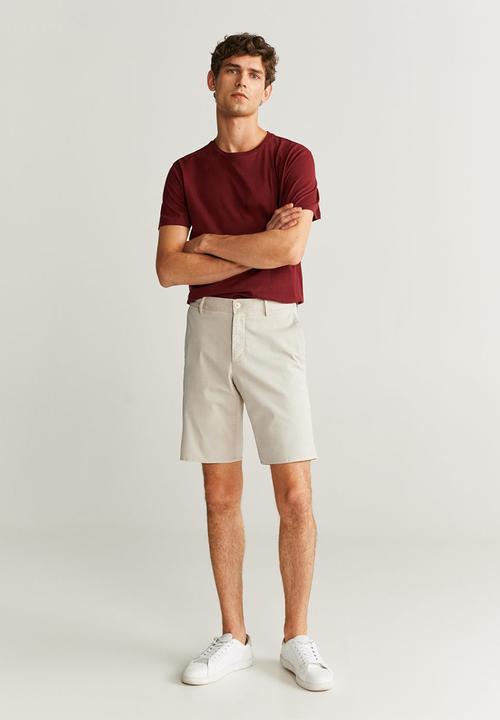 MANGO - Sansh bermuda shorts - light beige