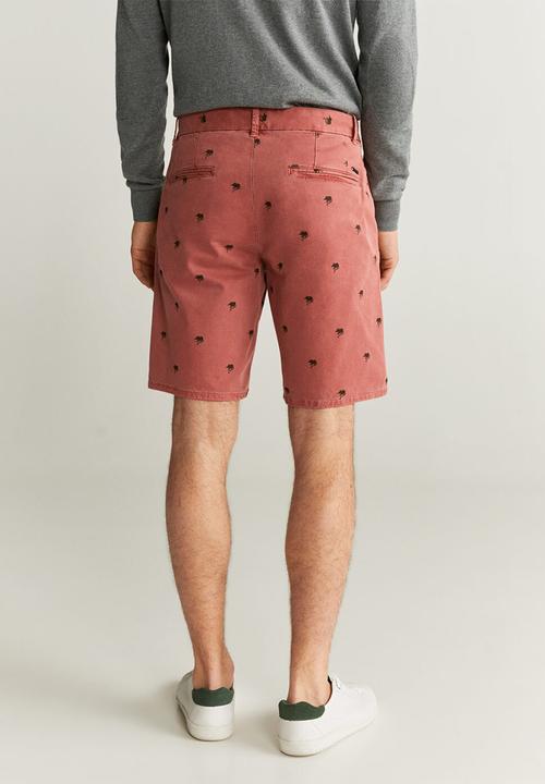 MANGO - Tinosh bermuda shorts - red