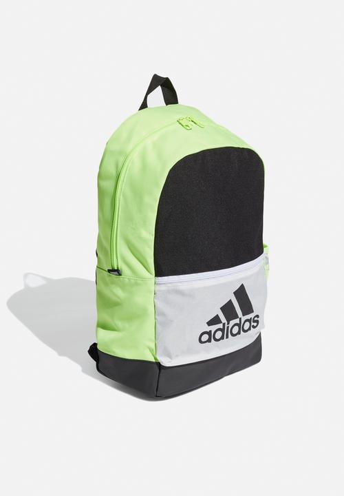 adidas Performance - Classic badge of sport backpack - black & signal green