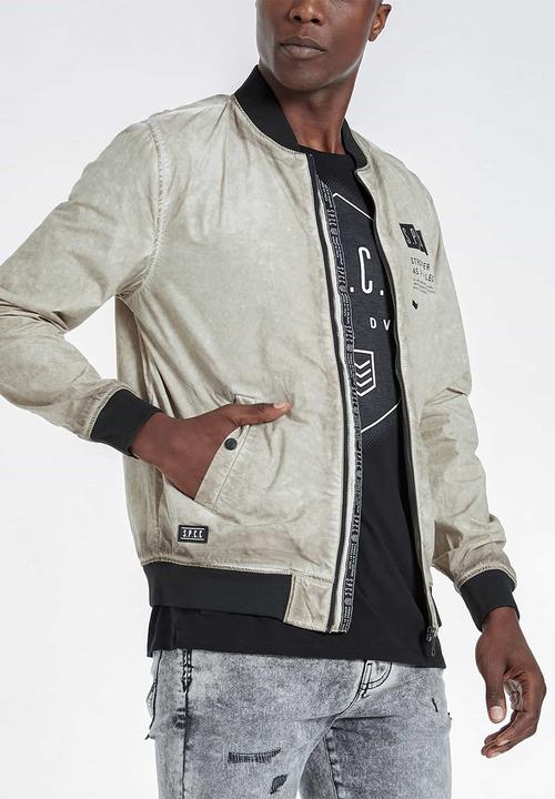 S.P.C.C - Kilmer lightweight bomber jacket - grey 