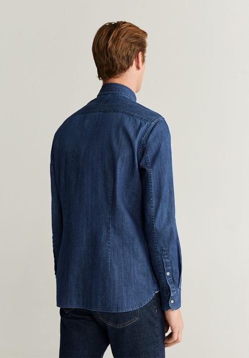 MANGO - David shirt - blue