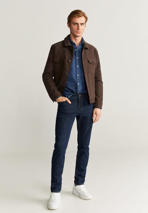 MANGO - David shirt - blue