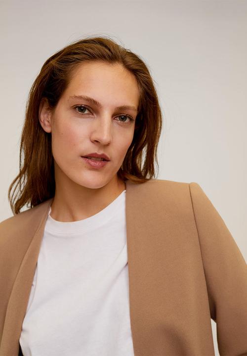 MANGO - Coat meryl - medium brown
