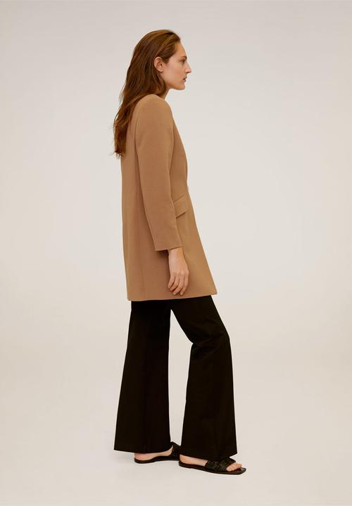 MANGO - Coat meryl - medium brown